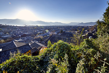 丽江古城全景