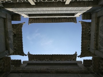 屋顶的天空