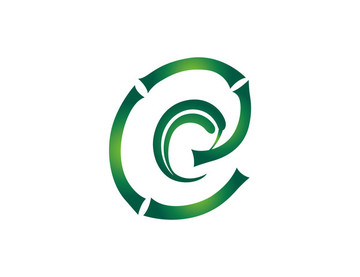logo标志商标字体设计竹子