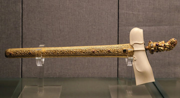 印尼镶嵌宝石剑
