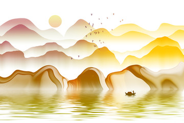 水墨山水