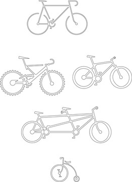 多款自行车