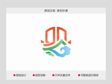 文化小镇logo