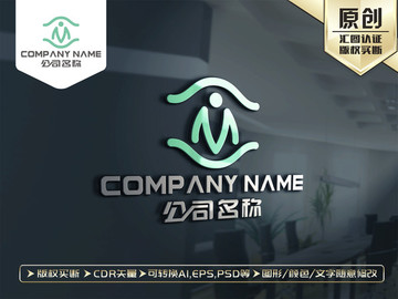 瑜伽健身美体LOGO