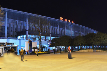 宜昌东站夜景