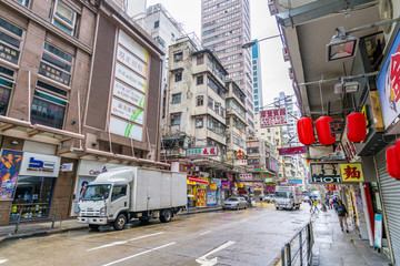 香港街道街景