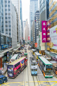 香港街道街景