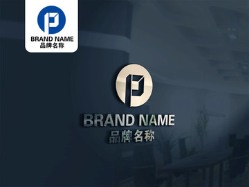 p字母logo