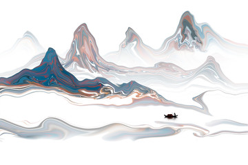 水墨山水
