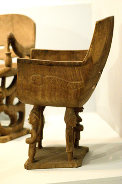 非洲座椅雕塑