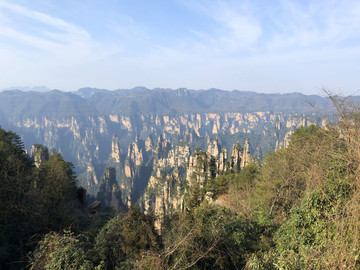 张家界天子山御笔峰自然风光