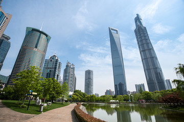 上海陆家嘴现代建筑群