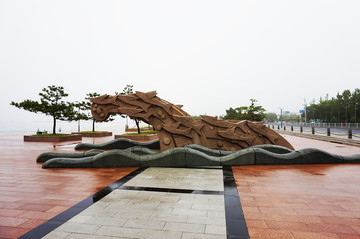 海滨雕塑