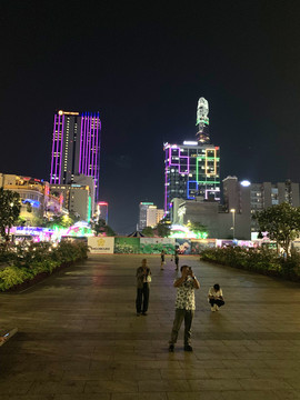 越南胡志明市夜景