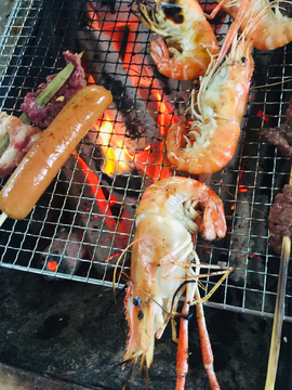 烤虾