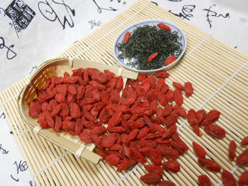 宁夏红枸杞和枸杞芽茶