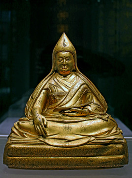 五世达赖喇嘛铜像