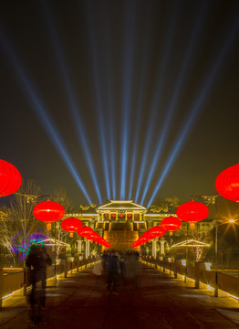 黄帝陵夜景