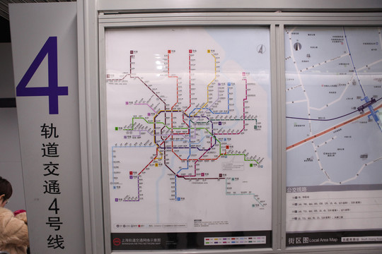 2013年上海地铁线路图