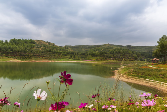 西宁莲花湖美景