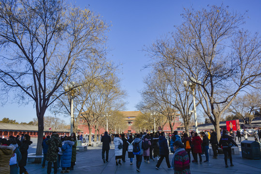 北京故宫游客