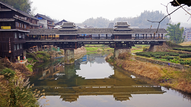 侗乡风雨桥