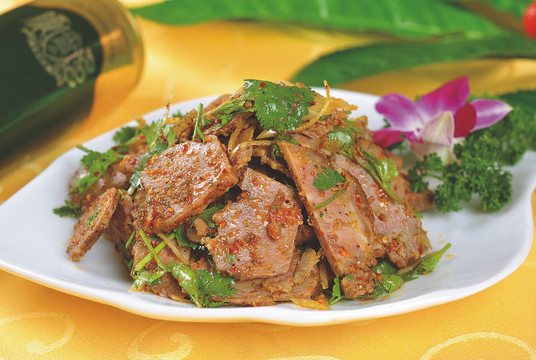 干拌羊肉