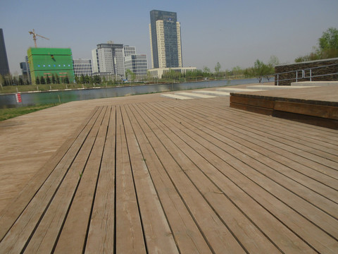 生态木滨水平台