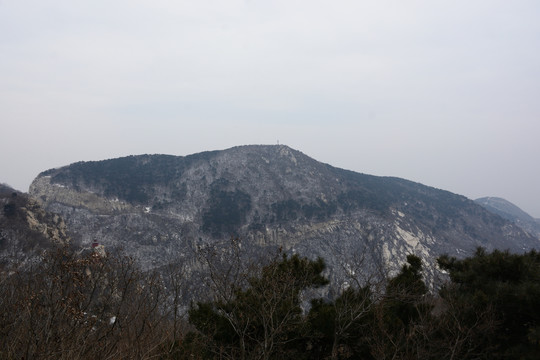 嵩山冬日风光