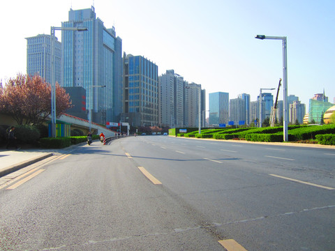 郑州东区城市街景