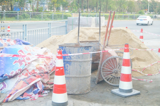 道路建筑工地