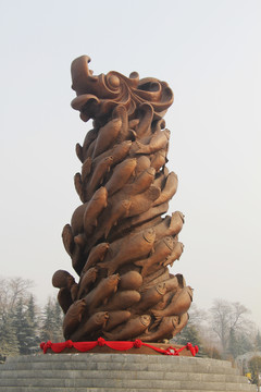 黄河文化雕塑