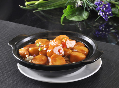 金菇子豆腐煲