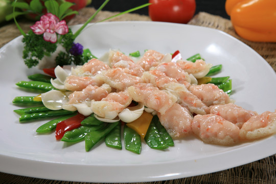 河兰豆炒鱼松