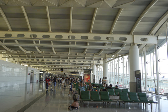 杭州机场候机厅及座椅