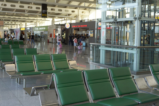 杭州机场候机厅及座椅