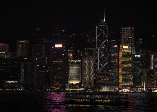 香港维港夜景