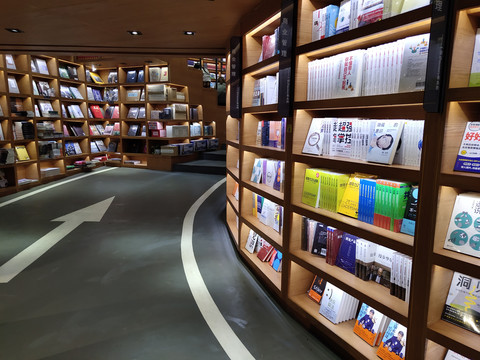 图书馆书店书架书柜知识海洋