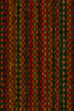 彩色抽象几何图案布纹地毯