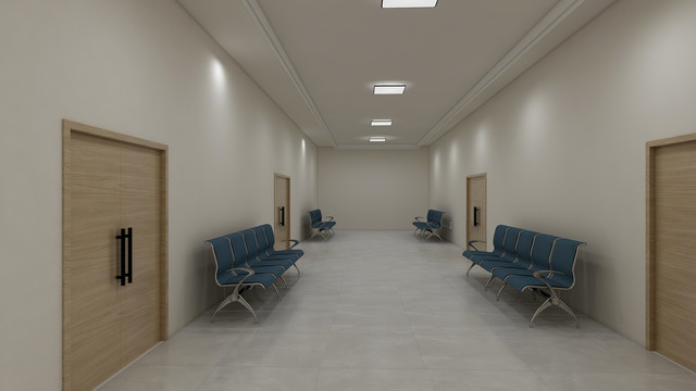 医院诊室场景设计图