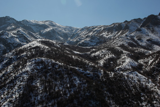 石人沟雪景