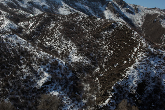 石人沟雪景