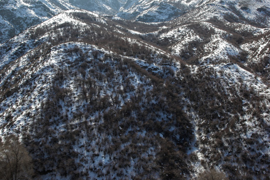 石人沟雪景