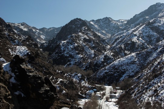 石人沟雪景