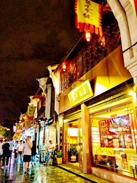 杭州河坊街夜景