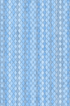 浅蓝色抽象几何图案布纹地毯