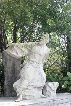 古代人物雕像