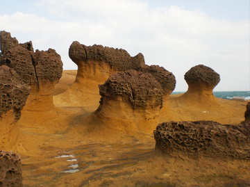 台湾地质公园岩石