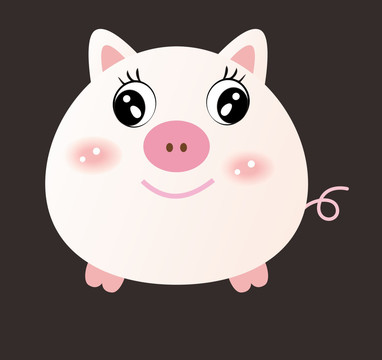可爱小猪