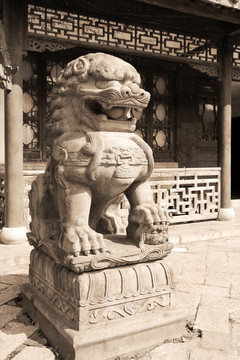 南京明孝陵狮子